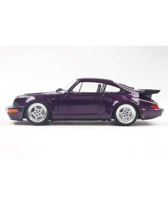 SOLIDO - Porsche 911 (964) Turbo Violet Blue Metallic 1990, 1/18