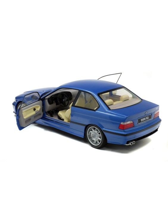 SOLIDO - BMW E36 Coupé M3 Bleu Estoril 1990, 1/18
