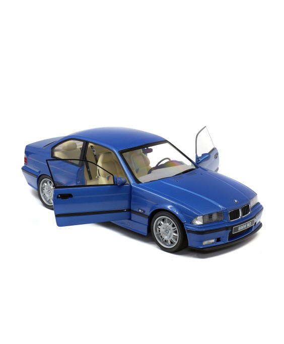 SOLIDO - BMW E36 Coupé M3 Bleu Estoril 1990, 1/18