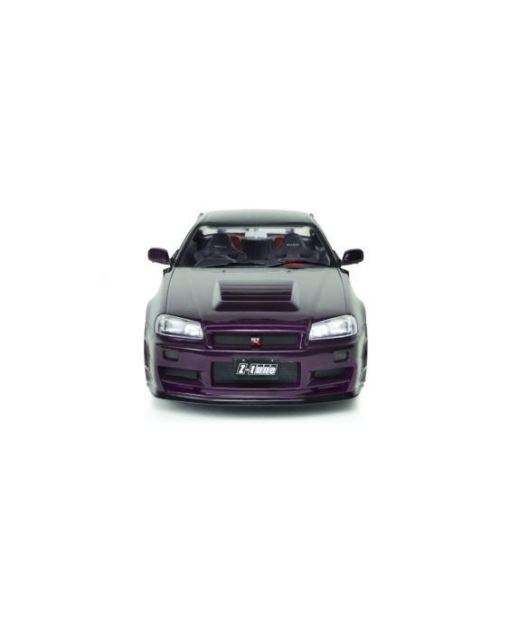 SOLIDO - Nissan Skyline GT-R (BNR34) Z-TUNE midnight purple 1999, 1/18