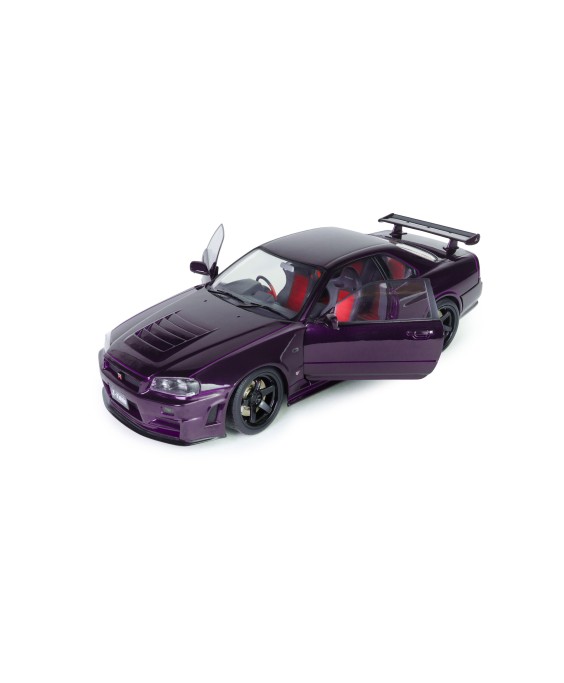 SOLIDO - Nissan Skyline GT-R (BNR34) Z-TUNE midnight purple 1999, 1/18