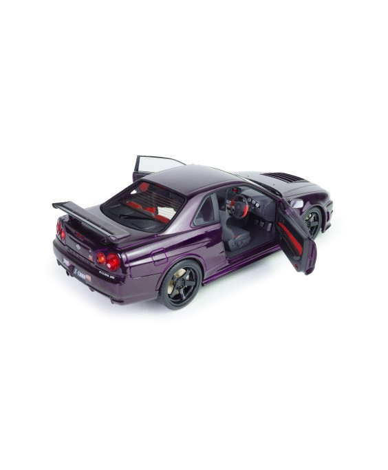 SOLIDO - Nissan Skyline GT-R (BNR34) Z-TUNE midnight purple 1999, 1/18