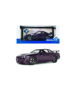 SOLIDO - Nissan Skyline GT-R (BNR34) Z-TUNE midnight purple 1999, 1/18