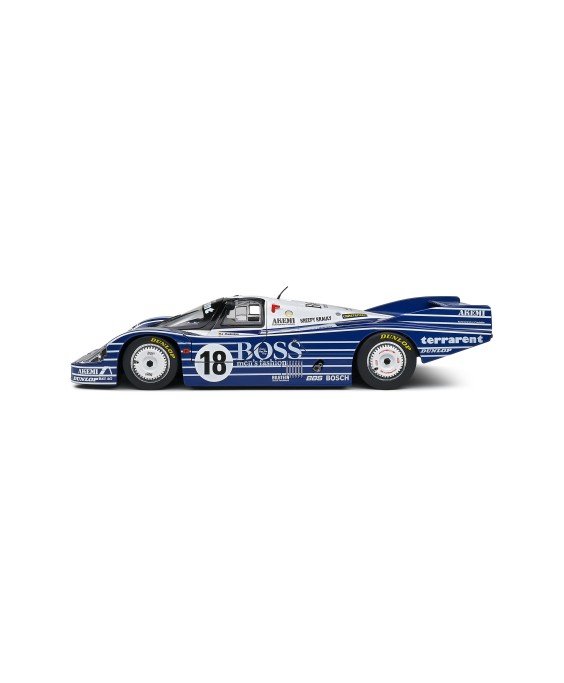 SOLIDO - Porsche 956Lh Blue #18 24H Le Mans, 1/18