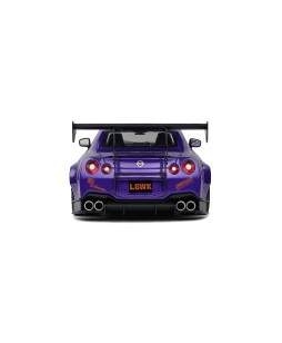 SOLIDO - Nissan GT-R (R35) W/ Liberty Walk Body Kit 2.0 PURPLEZILLA, 2022 1/18