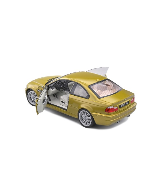SOLIDO - BMW E46 M3 Coupé Phoenix Yellow 2000, 1/18