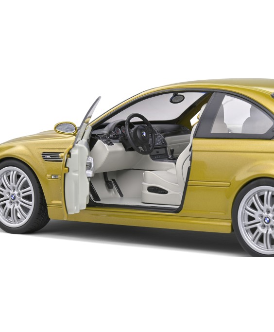 SOLIDO - BMW E46 M3 Coupé Phoenix Yellow 2000, 1/18