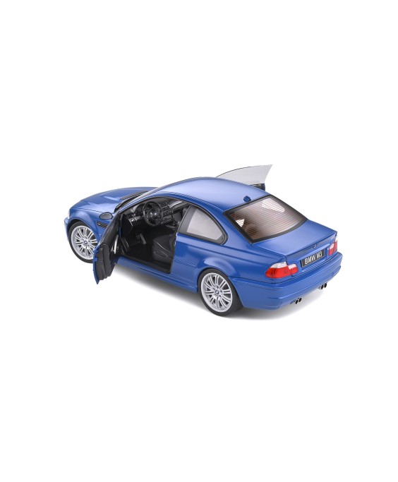 SOLIDO - BMW E46 M3 Coupé Laguna Blue 2000, 1/18