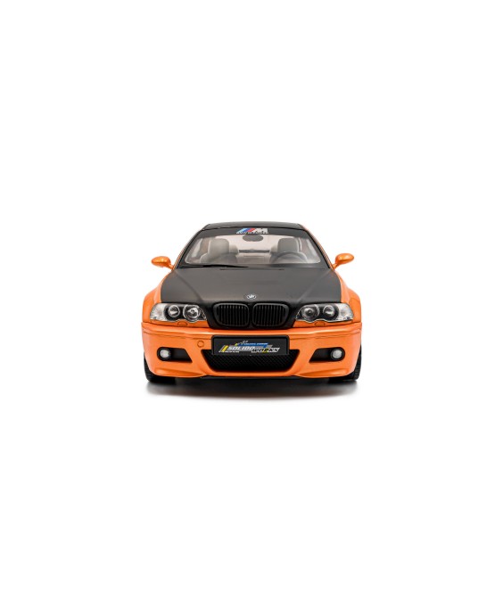 SOLIDO - BMW E46 M3 COUPE SOLIDO WORKS ORANGE 2000, 1/18