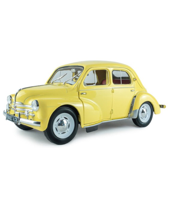 SOLIDO - RENAULT 4CV BEIGE (JAUNE INFANTE) 162 1961, 1/18