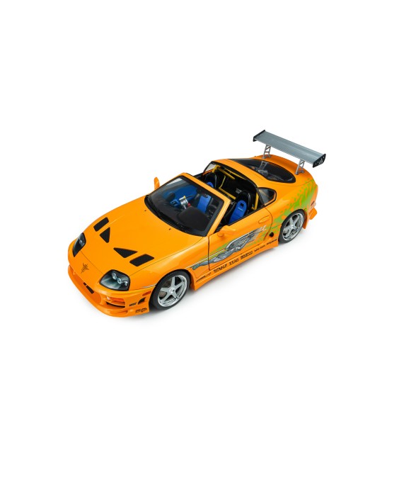 SOLIDO - Toyota Supra Mk4 (A80) FAST AND FURIOUS 1 BRIAN OPEN ROOF 2001, 1/18 SOLIDO - Toyota Supra Mk4 (A80) FAST AND FURIOUS 1 BRIAN OPEN ROOF 2001, 1/18