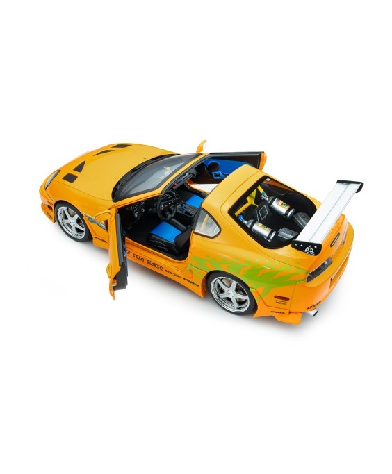 SOLIDO - Toyota Supra Mk4 (A80) FAST AND FURIOUS 1 BRIAN OPEN ROOF 2001, 1/18 SOLIDO - Toyota Supra Mk4 (A80) FAST AND FURIOUS 1 BRIAN OPEN ROOF 2001, 1/18