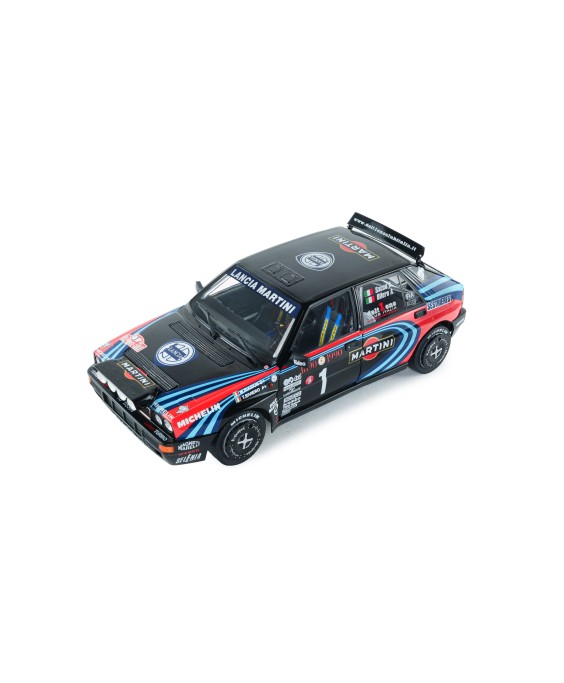 SOLIDO - Lancia Delta HF Integrale TRIBUTE TO BIASON Rallye Montecarlo 1990 A.SACCO, 1/18