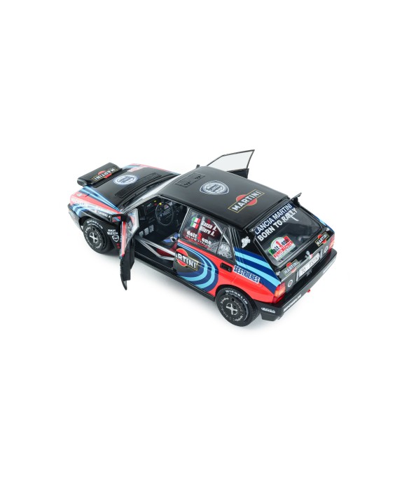 SOLIDO - Lancia Delta HF Integrale TRIBUTE TO BIASON Rallye Montecarlo 1990 A.SACCO, 1/18