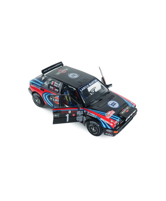 SOLIDO - Lancia Delta HF Integrale TRIBUTE TO BIASON Rallye Montecarlo 1990 A.SACCO, 1/18