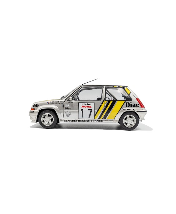 SOLIDO - Renault 5 GT TURBO MK2 Tour de Corse 1989 #17 A.OREILLE, 1/18