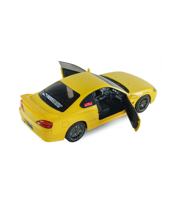SOLIDO - Nissan Silvia (S15) Spec-R Aero LIGHTNING YELLOW 1999, 1/18