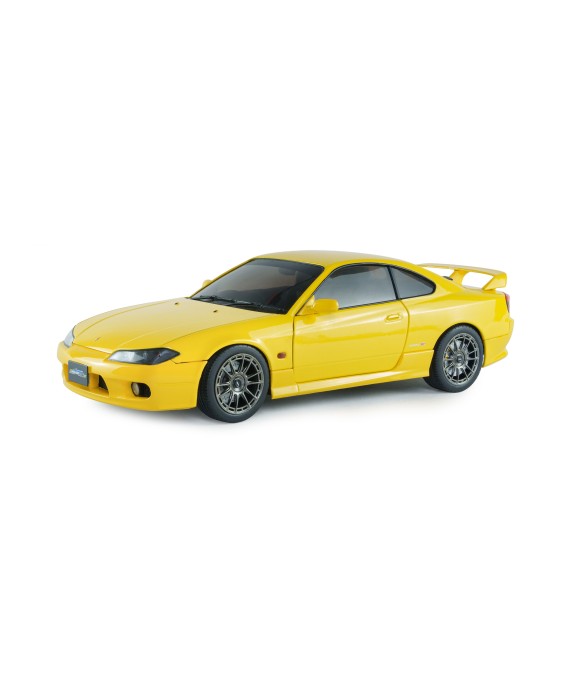 SOLIDO - Nissan Silvia (S15) Spec-R Aero LIGHTNING YELLOW 1999, 1/18