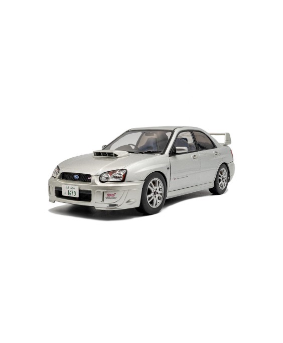 SOLIDO - SUBARU IMPREZA WRX STI PREMIUM SILVER EFFECT 2003, 1/18