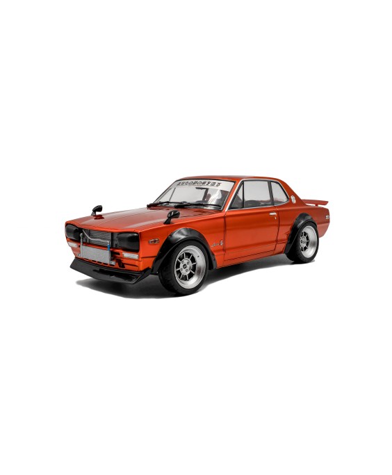 SOLIDO - Nissan Skyline (C10) Hakosuka SOLIDO WORKS orange metallic 1970, 1/18