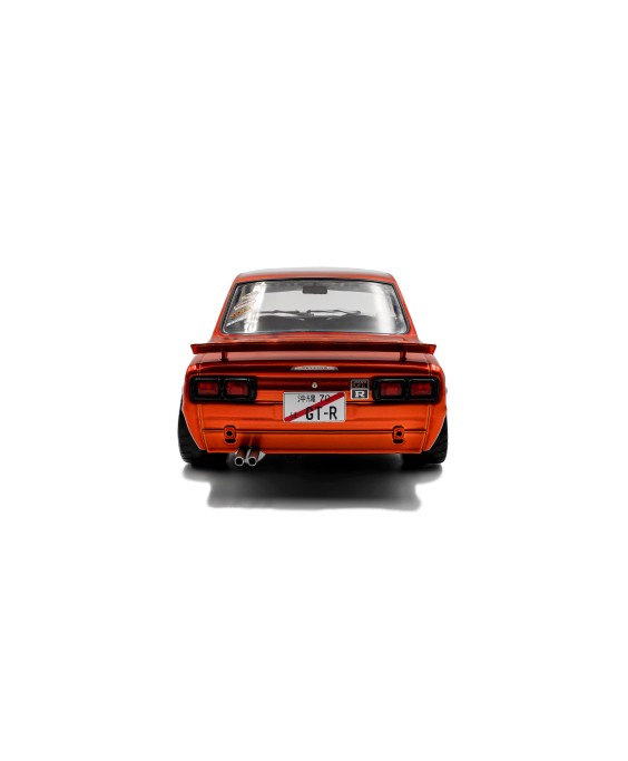 SOLIDO - Nissan Skyline (C10) Hakosuka SOLIDO WORKS orange metallic 1970, 1/18