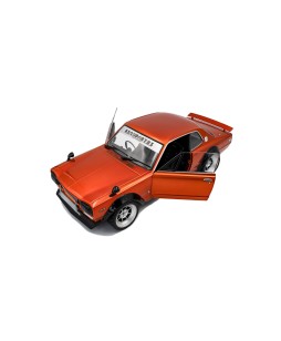 SOLIDO - Nissan Skyline (C10) Hakosuka SOLIDO WORKS orange metallic 1970, 1/18