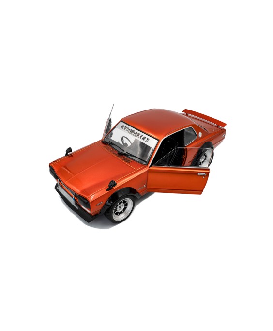 SOLIDO - Nissan Skyline (C10) Hakosuka SOLIDO WORKS orange metallic 1970, 1/18