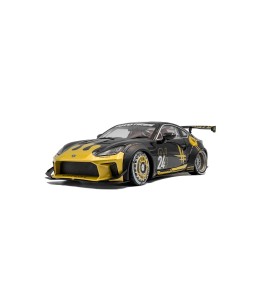 SOLIDO - Toyota GR86 Liberty Walk Body Kit BLACK & GOLD 2024, 1/18
