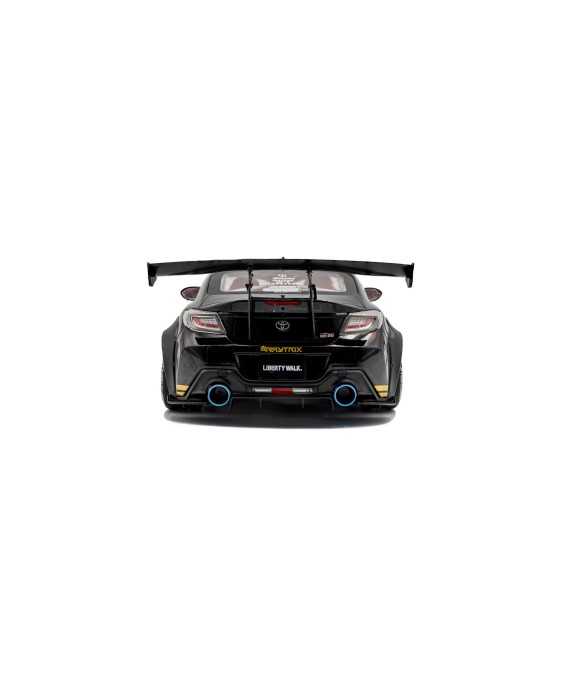 SOLIDO - Toyota GR86 Liberty Walk Body Kit BLACK & GOLD 2024, 1/18