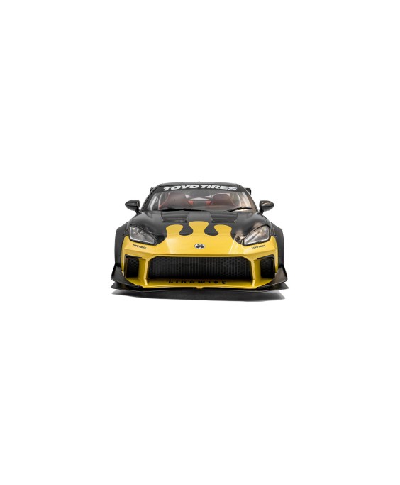 SOLIDO - Toyota GR86 Liberty Walk Body Kit BLACK & GOLD 2024, 1/18
