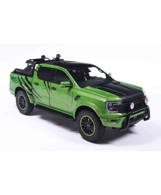 SOLIDO - FORD RANGER RAPTOR METALLIC GREEN 2024, 1/18 SOLIDO - FORD RANGER RAPTOR METALLIC GREEN 2024, 1/18