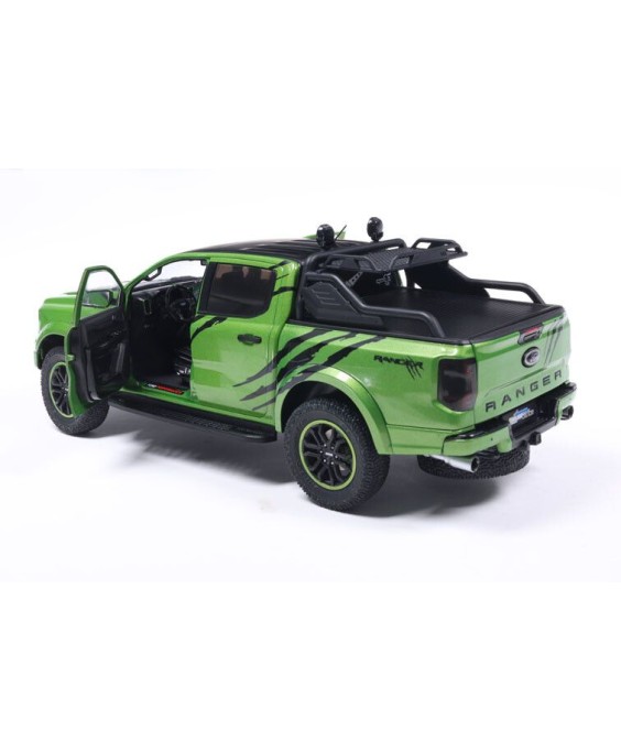 SOLIDO - FORD RANGER RAPTOR METALLIC GREEN 2024, 1/18 SOLIDO - FORD RANGER RAPTOR METALLIC GREEN 2024, 1/18
