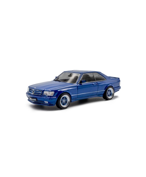 SOLIDO - Mercedes Benz 560 SEC AMG Widebody Linarite Blue Pearl 1990, 1/43