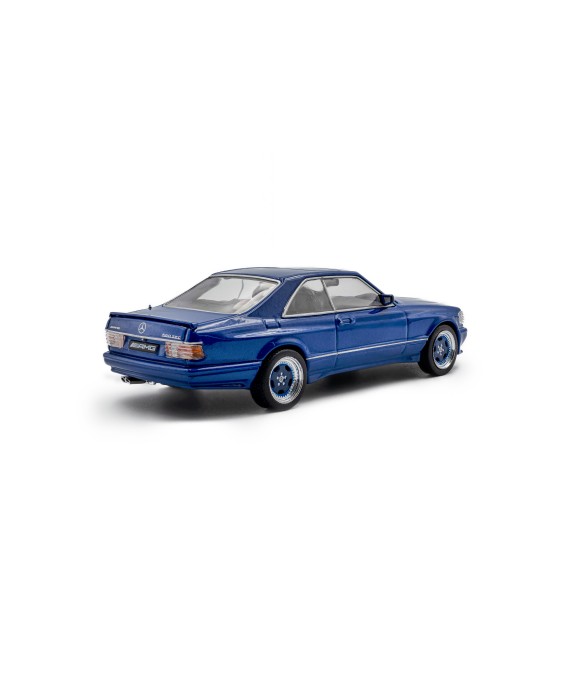 SOLIDO - Mercedes Benz 560 SEC AMG Widebody Linarite Blue Pearl 1990, 1/43