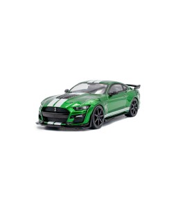 SOLIDO - SHELBY MUSTANG GT500 ERUPTION GREEN WHITE STRIPES 2020, 1/43