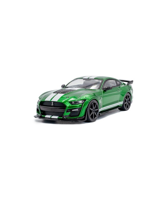 SOLIDO - SHELBY MUSTANG GT500 ERUPTION GREEN WHITE STRIPES 2020, 1/43