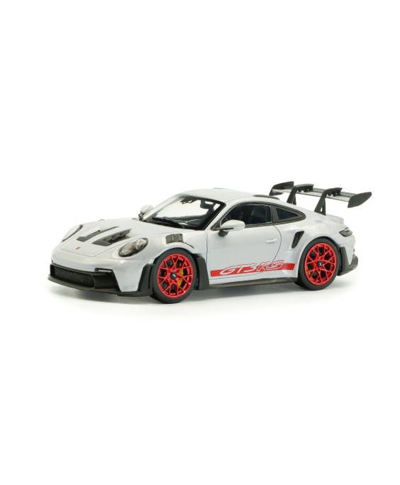 SOLIDO - Porsche 911 (992) GT3 RS Ice Grey Metallic w/Pyro Red 2023, 1/43 SOLIDO - Porsche 911 (992) GT3 RS Ice Grey Metallic w/Pyro Red 2023, 1/43