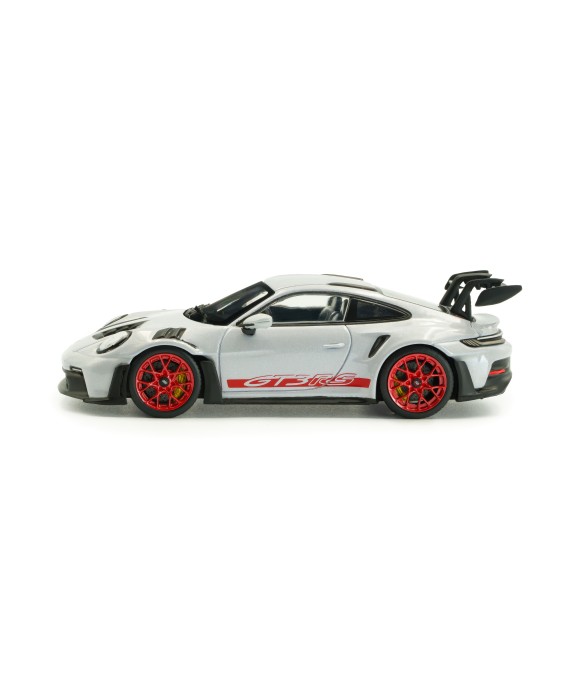 SOLIDO - Porsche 911 (992) GT3 RS Ice Grey Metallic w/Pyro Red 2023, 1/43 SOLIDO - Porsche 911 (992) GT3 RS Ice Grey Metallic w/Pyro Red 2023, 1/43