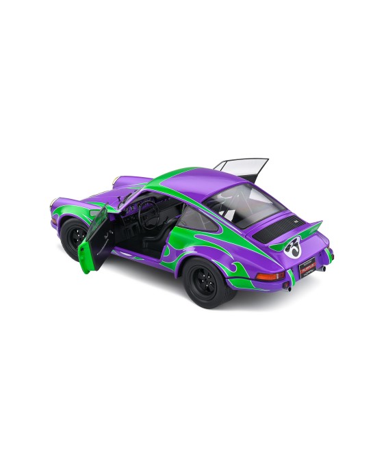SOLIDO - PORSCHE 911 RSR PURPLE HIPPY TRIBUTE PURPLE 1973, 1/18