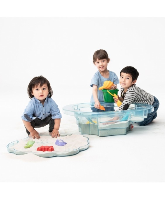 Weplay - Smėlio ir vandens stalas su priedais Weplay - Smėlio ir vandens stalas su priedais