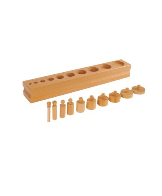 Montessori - Cilindrų blokai Nr.3