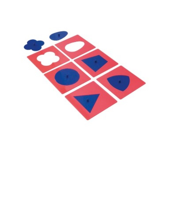 Montessori - Metalinės geometrinės figūros