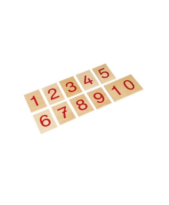 Montessori - Skaičiai nuo 1 iki 10