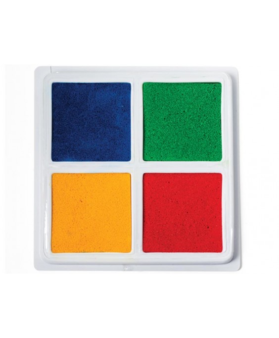 4 spalvų rašalo pagalvėlių rinkinys