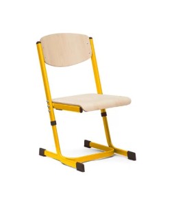Mokyklinė kėdė reguliuojamo aukščio 26-31cm.