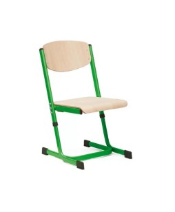 Mokyklinė kėdė reguliuojamo aukščio 43-46cm.