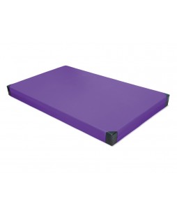 Gimnastikos čiužinys su sustiprintais kampais, 20 cm., violetinės sp.
