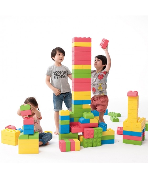 Weplay - Q kaladėlės, 64 vnt. Weplay - Q kaladėlės, 64 vnt.