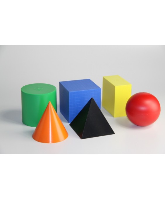 Wissner - 6 spalvų geometrinių formų rinkinys
