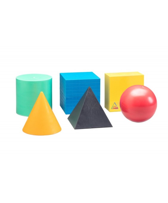 Wissner - 6 spalvų geometrinių formų rinkinys
